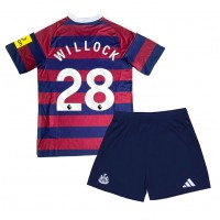 Newcastle United Joe Willock #28 Auswärts Trikotsatz Kinder 2024-25 Kurzarm (+ Kurze Hosen)